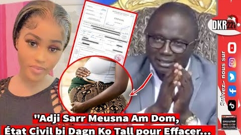 Babacar Touré « Kéwoulo » Persiste et Signe : «Adji Sarr Meusna Am Dom, État Civil bi Dagn Ko Tall pour…»