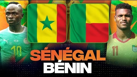 Suivez en direct le match Sénégal vs Benin
