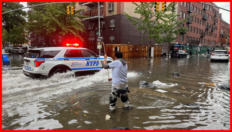 Etats-Unis : New-York sous les eaux, le métro en partie paralysé