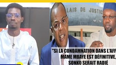Jangat Pape Moussa « Si la condamnation dans l’affaire Mame Mbaye est définitive,Sonko serait radié..