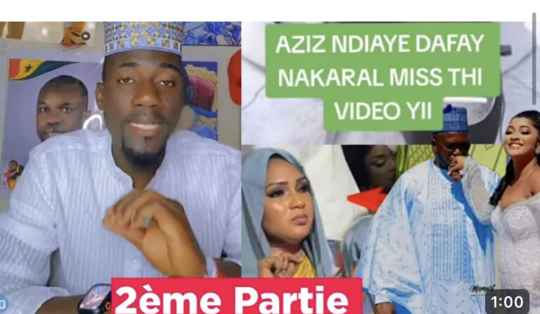 (Vidéo)- Barra No Stress appuie Miss N’diaye et achève aziz «Dafa niak fayda, kilifa dou deff lii…»