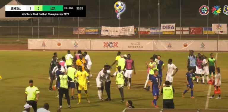 Foot – Mondial Malentendants: Le Sénégal bat les USA (1-0) et se qualifie en 1/2 finale