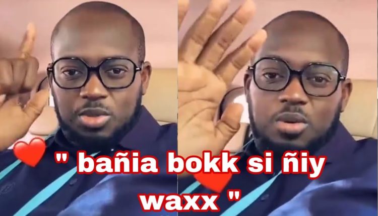 (Vidéo)-Aziz Ndiaye : »Nagnou bok si gni di liguéy, bagna bok si gni di wax… »