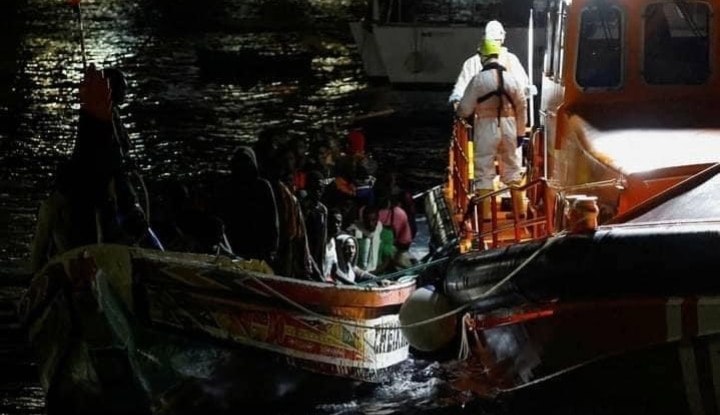 Espagne : 2 pirogues de 382 migrants sénégalais accostent, 4 m0rts et 9 malades hospitalisés