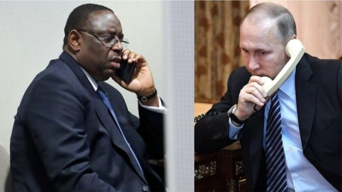 Entretien téléphonique avec Vladimir Poutine:  » Nous avons échangé sur des sujets… »