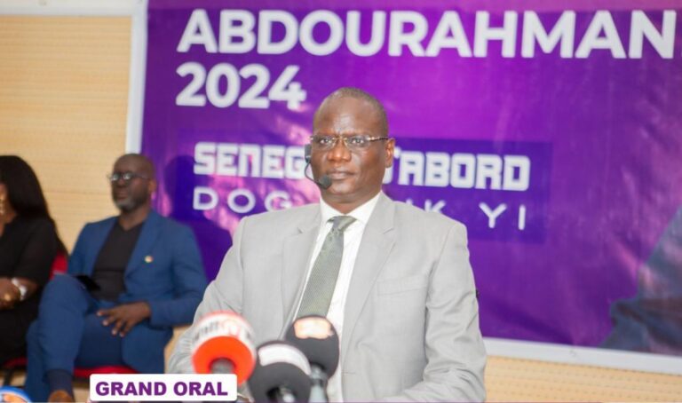 Présidentielle 2024 : Dr Abdourahmane Diouf est passé au Conseil constitutionnel