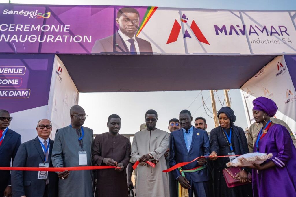 Inauguration de Mavamar Industrie SA de SENDU: Diomaye Faye pose un jalon fort de l’industrialisation