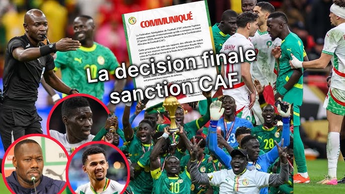 Incident lors de la CAN : Le Sénégal lourdement sanctionné