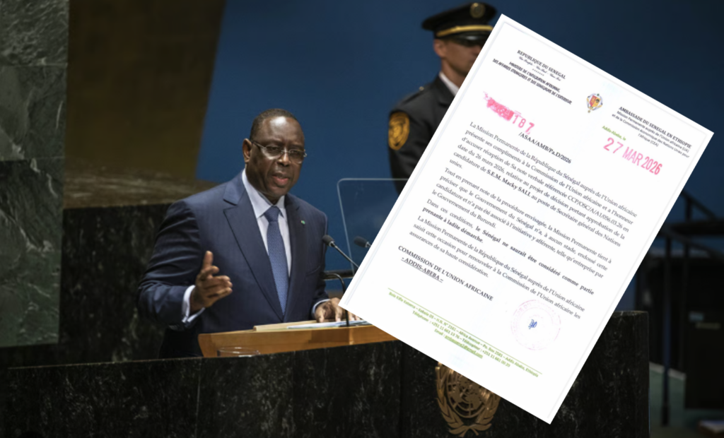 Candidature de Macky Sall à l’ ONU : Le Sénégal dit niet