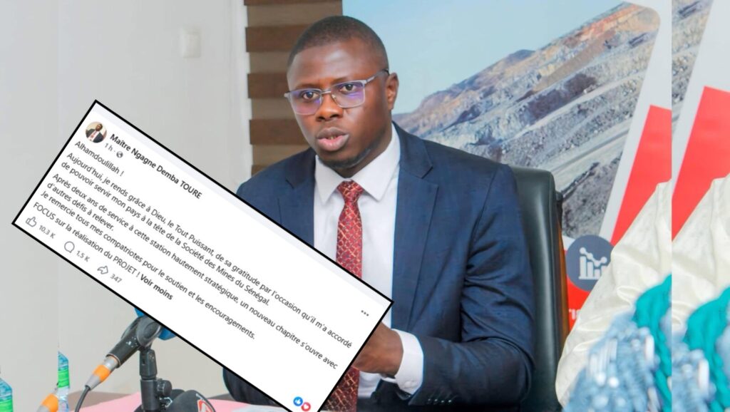 Ngagne Demba Touré sort du silence : Sa position officielle après son limogeage